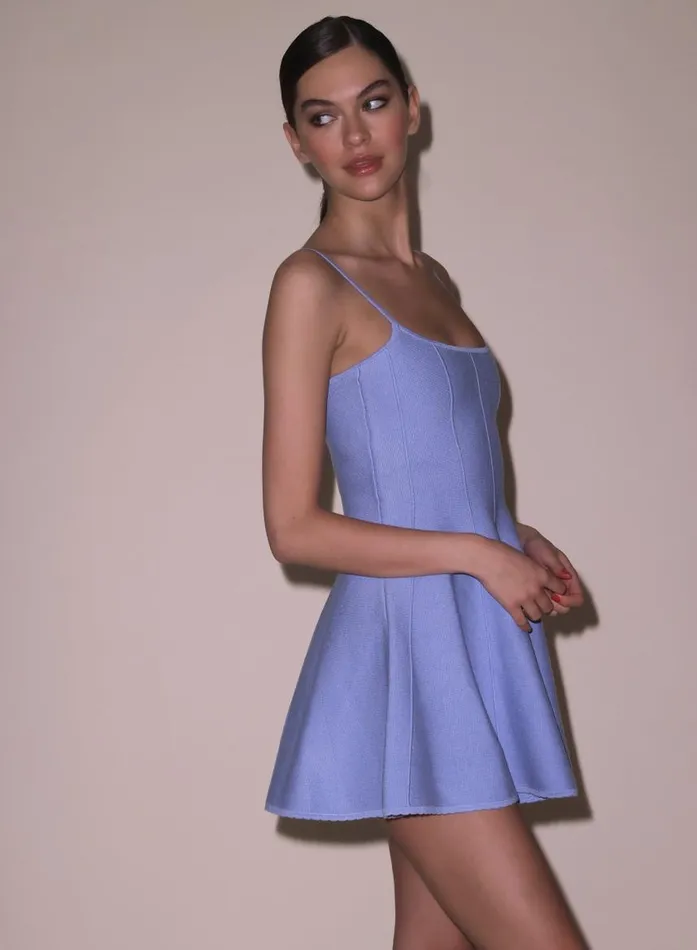 Fleur Du Mal Dresses Women Flared Corset Dress Baby Lavender Fleur Du Mal Dresses Women Flared Corset Dress Baby Lavender