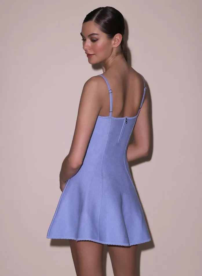 Fleur Du Mal Dresses Women Flared Corset Dress Baby Lavender Fleur Du Mal Dresses Women Flared Corset Dress Baby Lavender