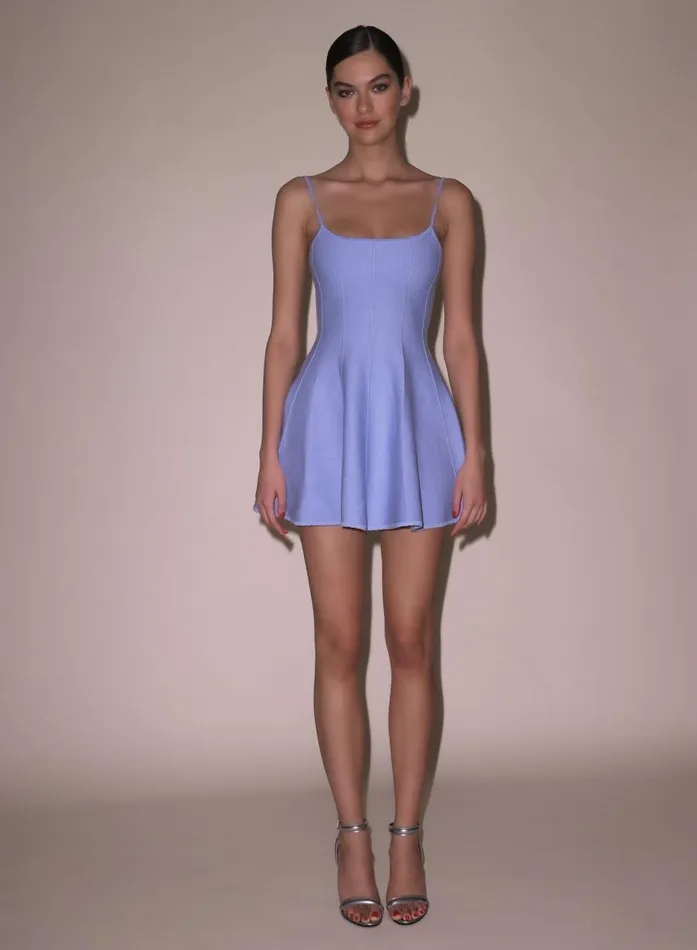 Fleur Du Mal Dresses Women Flared Corset Dress Baby Lavender Fleur Du Mal Dresses Women Flared Corset Dress Baby Lavender