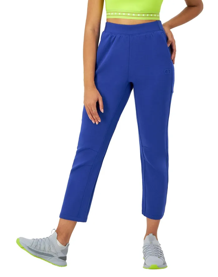 Flex Pants Debossed C Logo 27034 Aztec Blue Women Champion Pants