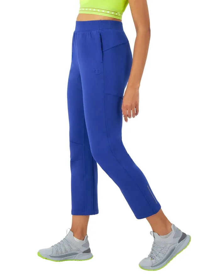 Flex Pants Debossed C Logo 27034 Aztec Blue Women Champion Pants