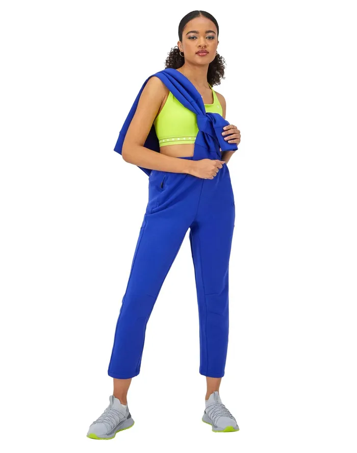 Flex Pants Debossed C Logo 27034 Aztec Blue Women Champion Pants