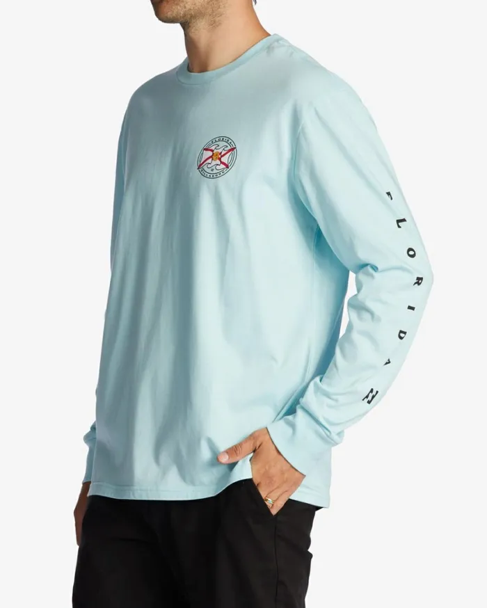 Florida Salute Long Sleeve TShirt Coastal Men Billabong TShirts