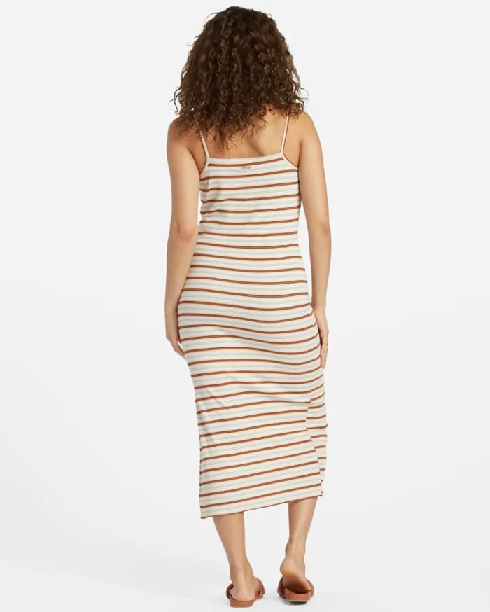 Flynn Dress Multi Women Billabong Midi Dresses
