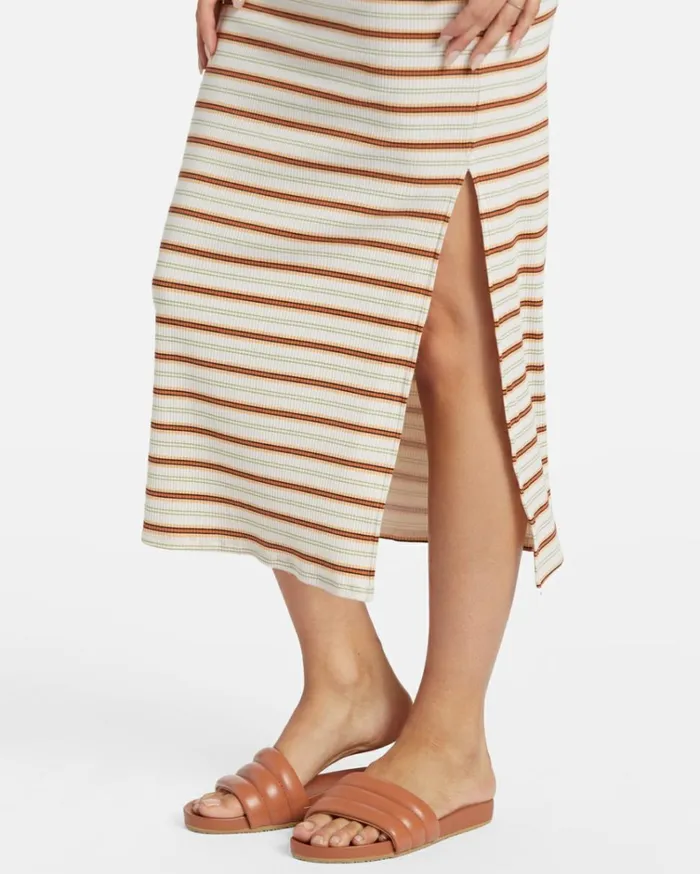 Flynn Dress Multi Women Billabong Midi Dresses