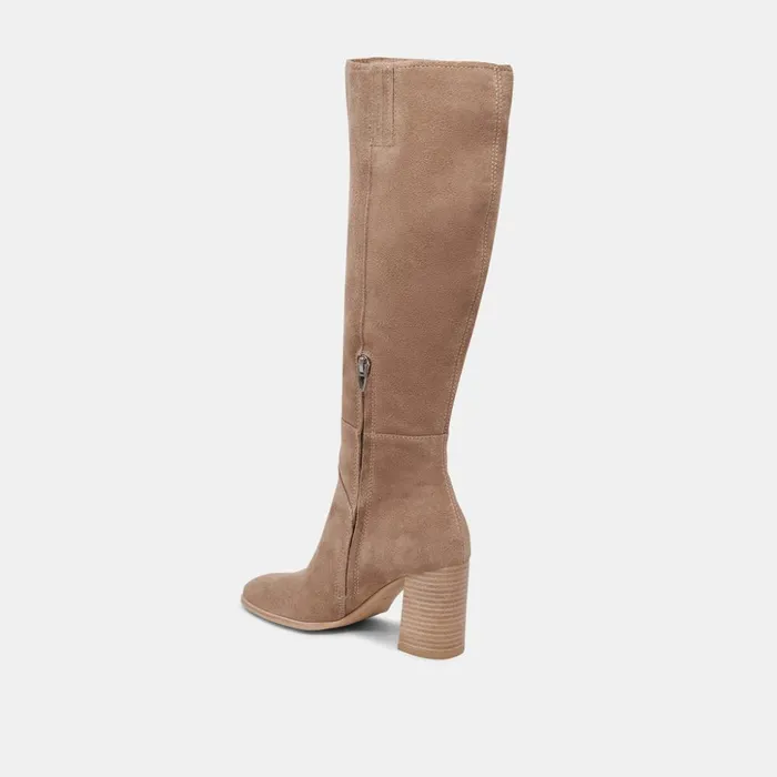 Fynn Boots Truffle Suede Women Dolce Vita Boots and Booties