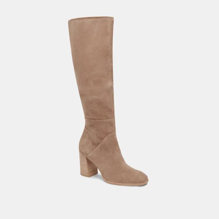 Fynn Boots Truffle Suede Women Dolce Vita Boots and Booties