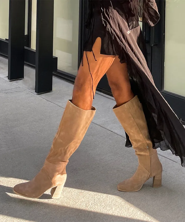 Fynn Boots Truffle Suede Women Dolce Vita Boots and Booties