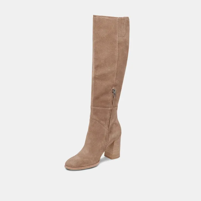 Fynn Boots Truffle Suede Women Dolce Vita Boots and Booties