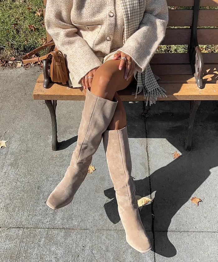 Fynn Boots Truffle Suede Women Dolce Vita Boots and Booties