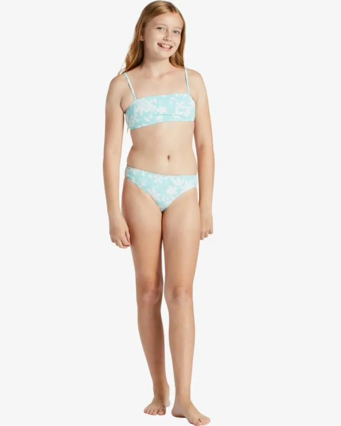 Girl039s Catch A Wave Two Piece Tank Bikini Set Mint Chip Kids Billabong Girls039 Swimwear