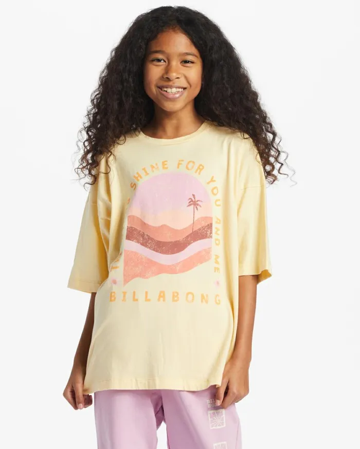 Girl039s Golden Hour TShirt Buttermilk Kids Billabong Girls039 Tops and Tees