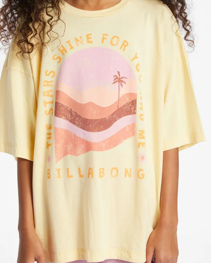 Girl039s Golden Hour TShirt Buttermilk Kids Billabong Girls039 Tops and Tees