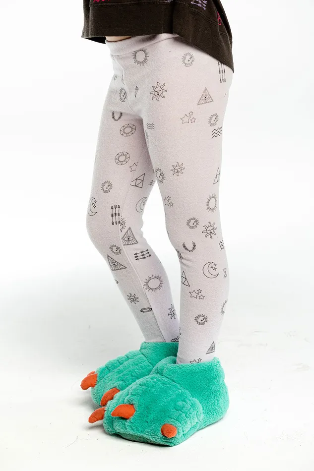 Girls Bottoms Chaser Brand Mystical Icon Leggings Girls Bottoms Chaser Brand Mystical Icon Leggings