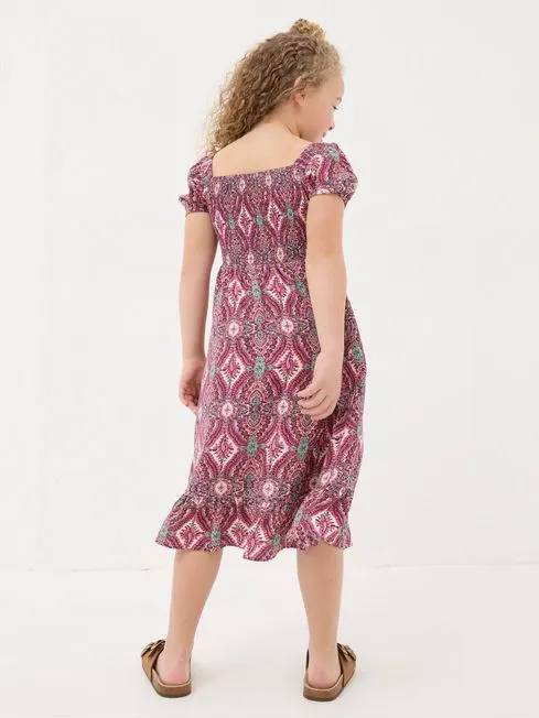 Girls Fatface Dresses Adele Purple Paisley Midi Dress Girls Fatface Dresses Adele Purple Paisley Midi Dress