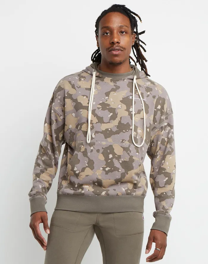 Global Explorer French Terry Hoodie Camo Print Script Logo Cc Camo 2 Raisin Brown Men Champion Hoodies and Sweatshirts Global Explorer French Terry Hoodie Camo Print Script Logo Cc Camo 2 Raisin Brown Men Champion Hoodies and Sweatshirts
