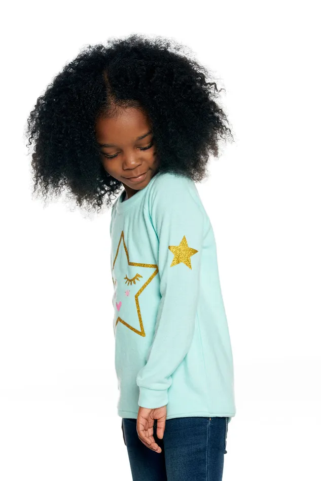 Gold Star Happy Face Girls Tops Chaser Brand Gold Star Happy Face Girls Tops Chaser Brand