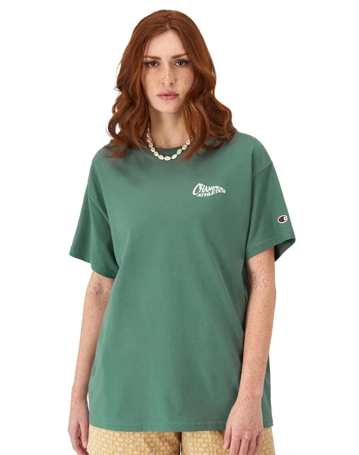 Graphic TShirt Oversized Champion Athletics Graphic Nurture Green Women Champion TShirts and Tops Graphic TShirt Oversized Champion Athletics Graphic Nurture Green Women Champion TShirts and Tops