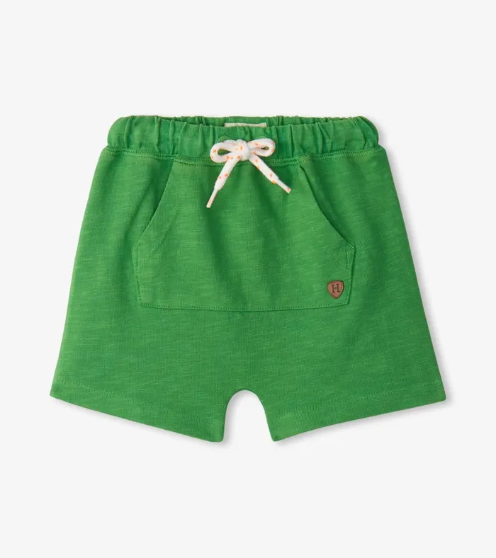 Hatley Baby and Toddler Boys Camp Green Kangaroo Shorts Baby and Toddler Bottoms