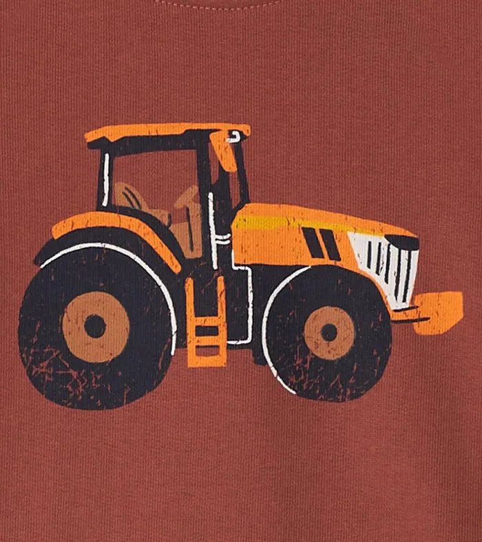 Hatley Baby and Toddler Boys Tractor Pullover Sweatshirt Baby and Toddler Sweaters