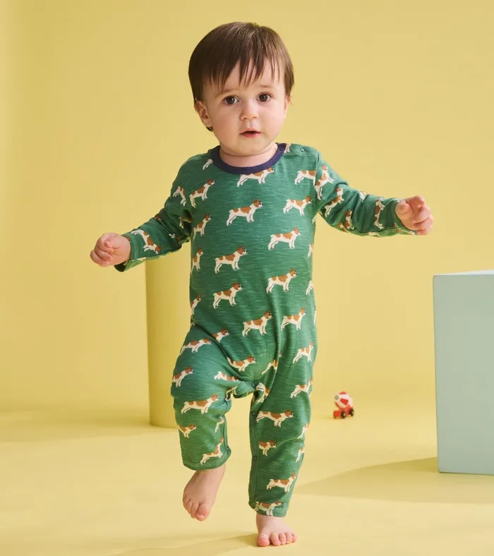 Hatley Baby Boys French Bulldogs Long Sleeve Romper Baby and Toddler Rompers