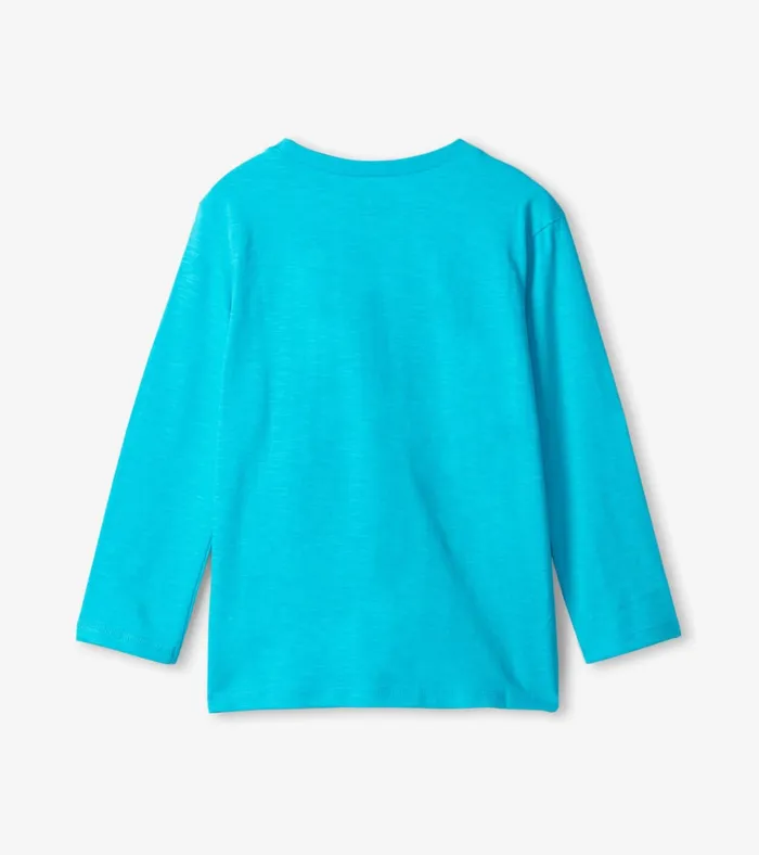 Hatley Boys Rocketship Long Sleeve TShirt Boys Tops