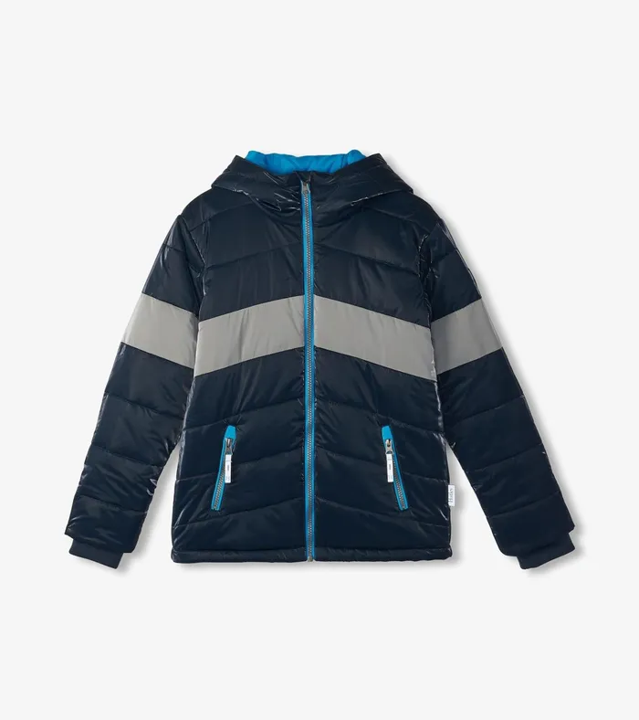 Hatley Boys Shark Skin Puffer Jacket Boys Outerwear