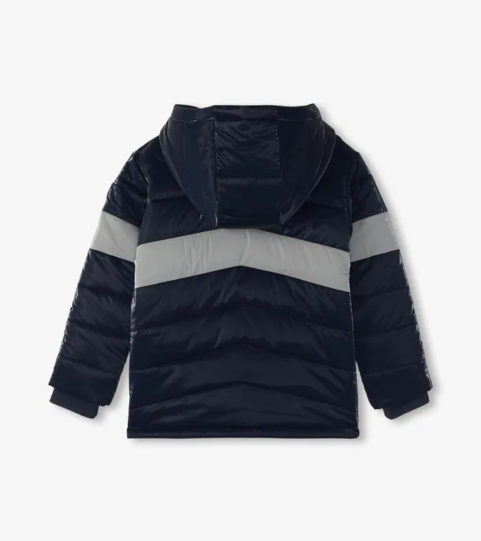 Hatley Boys Shark Skin Puffer Jacket Boys Outerwear