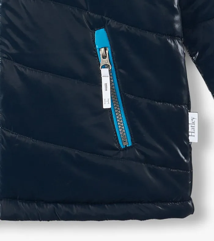 Hatley Boys Shark Skin Puffer Jacket Boys Outerwear