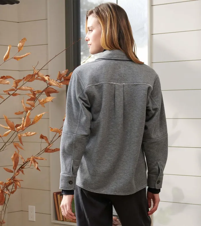 Hatley Emily Relaxed Blazer 8211 Charcoal Melange Women Sweaters