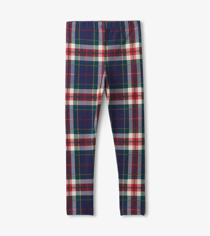 Hatley Girls Celebration Plaid Leggings Girls Bottoms