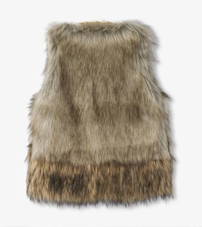 Hatley Girls Faux Fur Vest Girls Tops