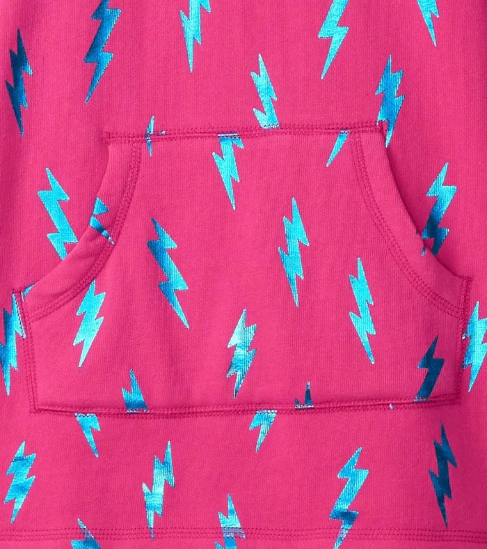 Hatley Girls Lightning Bolts Sweater Dress Girls Dresses