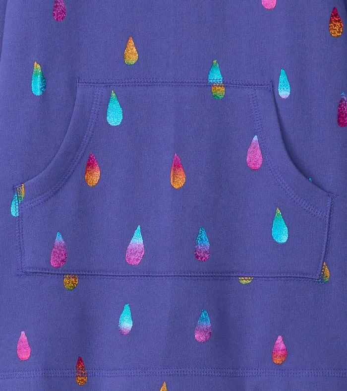 Hatley Girls Rainbow Raindrops Sweater Dress Girls Dresses