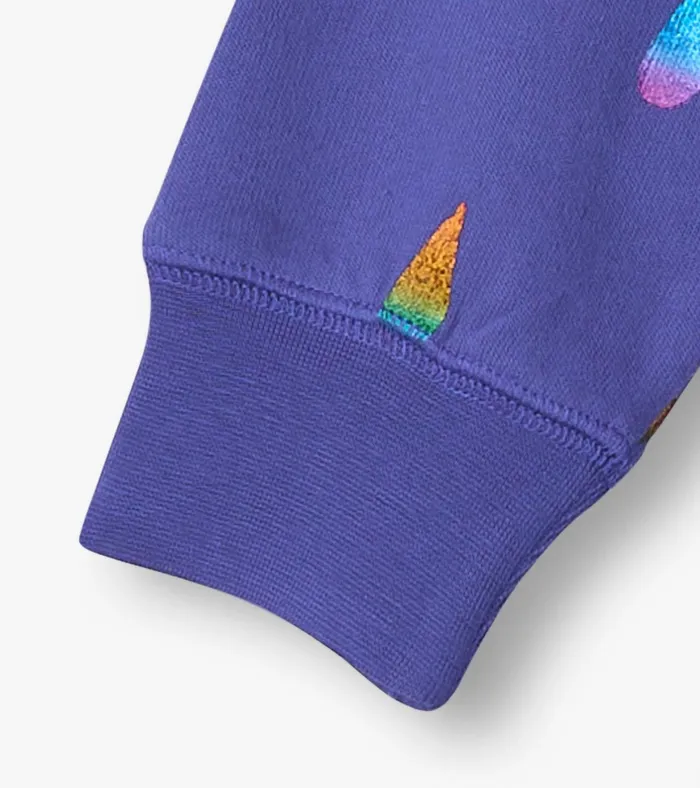 Hatley Girls Rainbow Raindrops Sweater Dress Girls Dresses