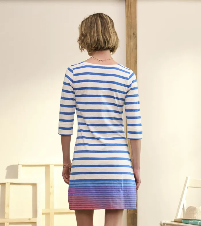 Hatley Lucy Dress 8211 Shoreline Stripes Women Dresses