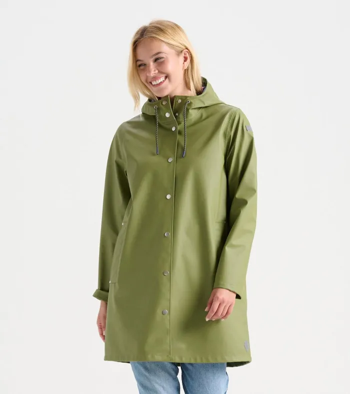 Hatley Newport Rain Jacket 8211 Loden Green Women Outerwear