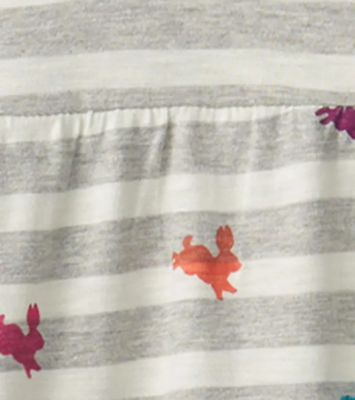 Hatley Rainbow Bunnies Tiered Dress Baby and Toddler Dresses