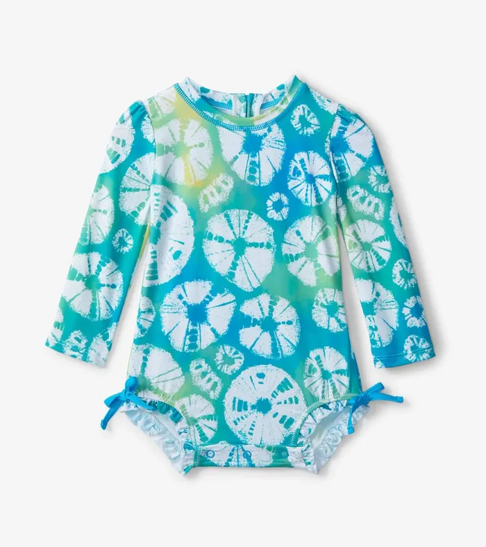Hatley Watermelon Tie Dye Baby Rashguard Swimsuit Baby and Toddler Swimwear