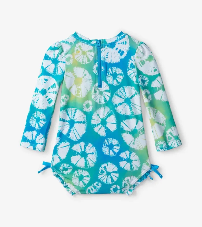 Hatley Watermelon Tie Dye Baby Rashguard Swimsuit Baby and Toddler Swimwear