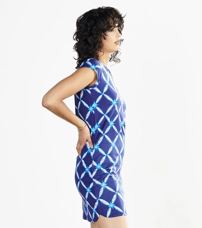 Hatley Zara Dress 8211 Diamond Ikat Women Dresses