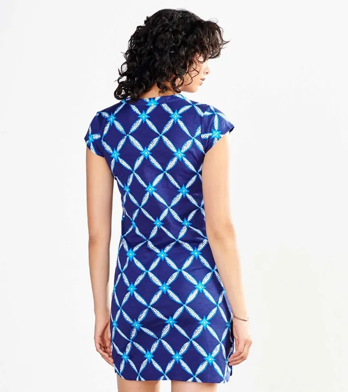 Hatley Zara Dress 8211 Diamond Ikat Women Dresses