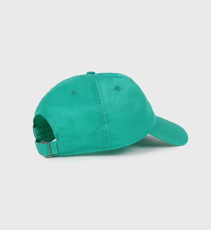 Hats Women Sporty and Rich Running Woman Nylon Hat 8211 Spring GreenWhite