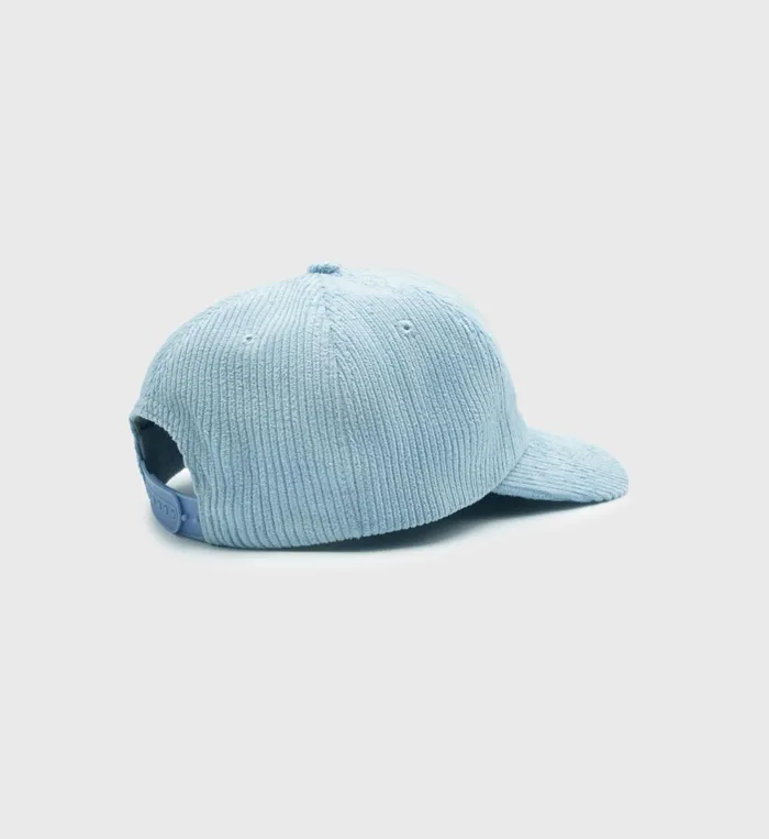 Hats Women Sporty and Rich Wellness Club Corduroy Hat 8211 Baby BlueWhite