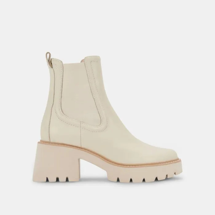 Hawk H20 Wide Booties Ivory Leather Ivory Leather H2o Women Dolce Vita Boots and Booties