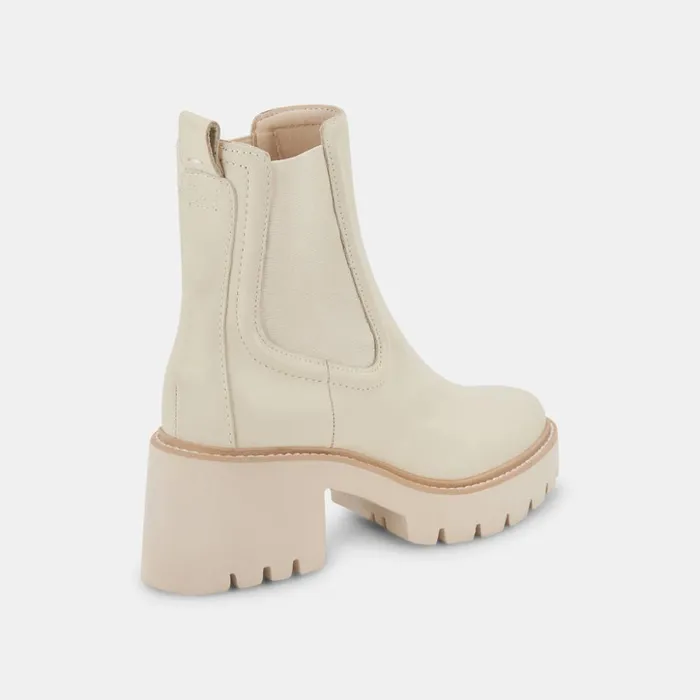 Hawk H20 Wide Booties Ivory Leather Ivory Leather H2o Women Dolce Vita Boots and Booties