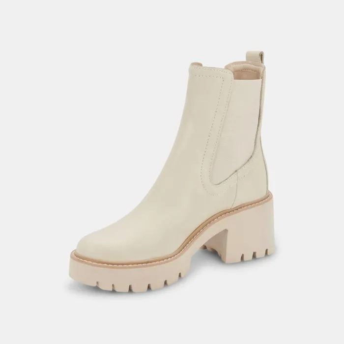 Hawk H20 Wide Booties Ivory Leather Ivory Leather H2o Women Dolce Vita Boots and Booties