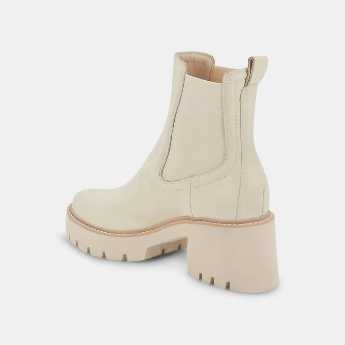 Hawk H20 Wide Booties Ivory Leather Ivory Leather H2o Women Dolce Vita Boots and Booties