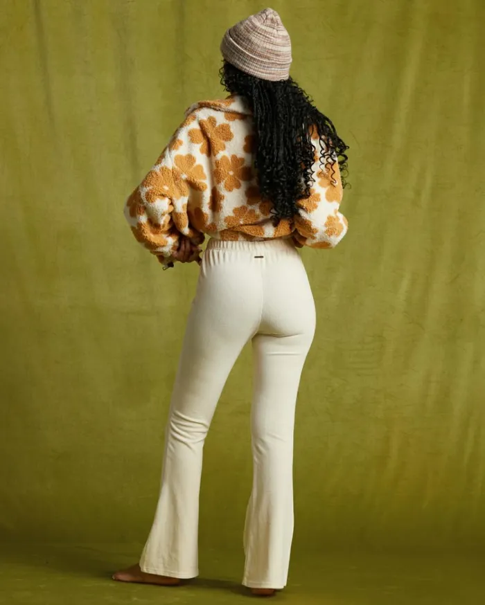 Hit A Corduroy Flare Pants White Cap Women Billabong Pants