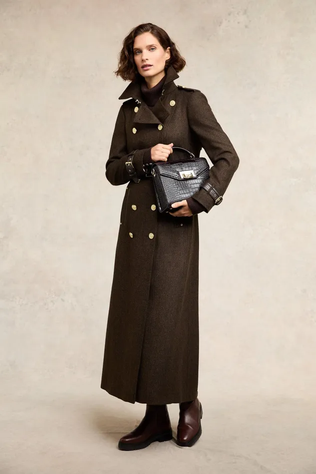 Holland Cooper Bags Women Cheltenham Bag Rich Chocolate Croc